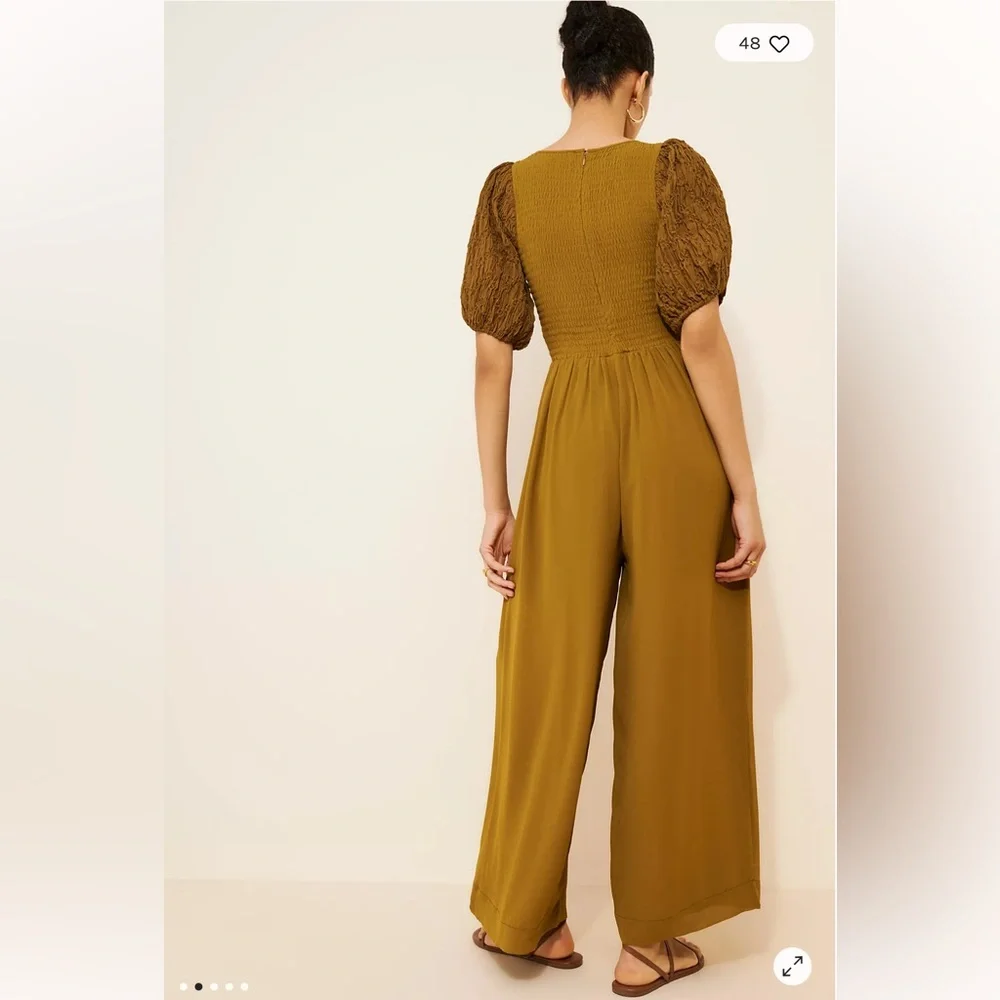 Free People lemperley Putt Sleeve Jumpsuit - Picture 4 of 4